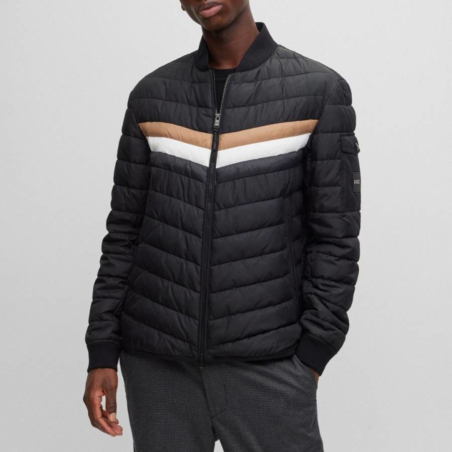 Black Covillo Quilted Jacket