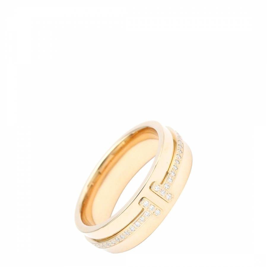Gold Tiffany & Co T Two Ring 49