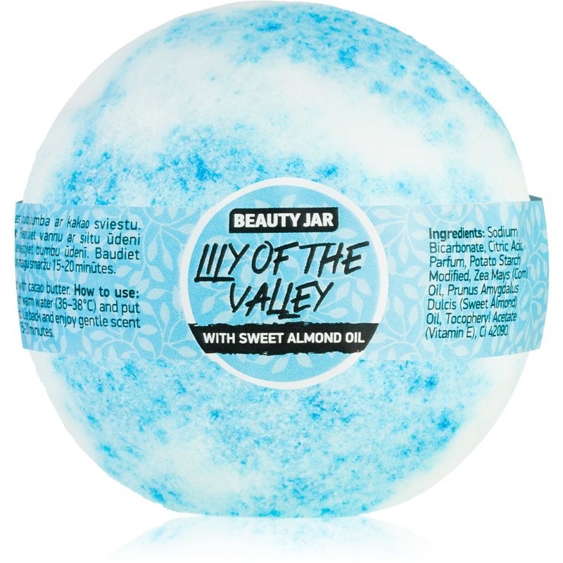 Beauty Jar Lily Of The Valley bath bomb with almond oil 150 ml