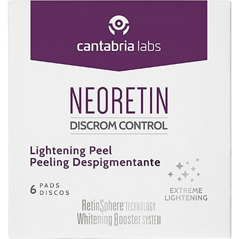 Neoretin Discrom control Lightening Peel enzyme scrub with glycolic acid 6x1 ml