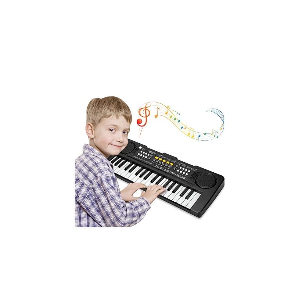 Kids Piano Keyboard 37 Key Electronic Keyboard Piano for Kids Musical Toys for 3 4 5 6 Year Old Girls Portable Music Piano Educational Learning Toys
