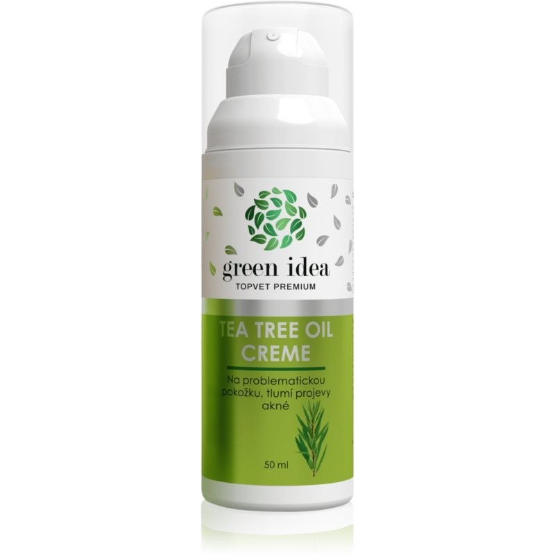 Green Idea Tea Tree Oil creme regenerating day cream for problem skin, acne 50 ml