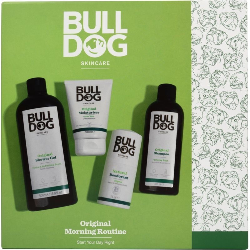 Bulldog Original Morning Routine set (for body and face)