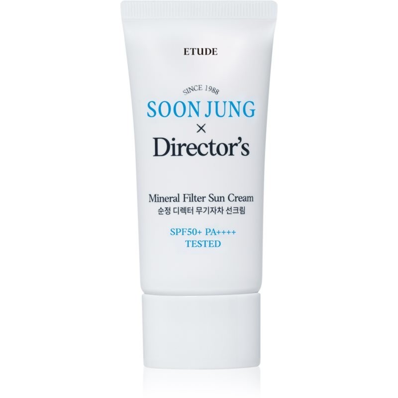 ETUDE SoonJung X Directors Sun Cream protective mineral cream for face and sensitive areas SPF 50+ 50 ml