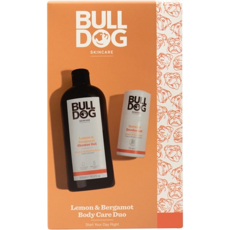 Bulldog Lemon & Bergamot Body Care Duo gift set (for the body)