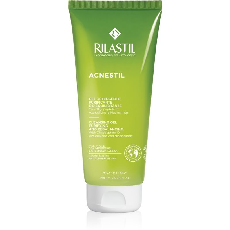 Rilastil Acnestil oil-reducing cleansing gel for oily acne-prone skin 200 ml