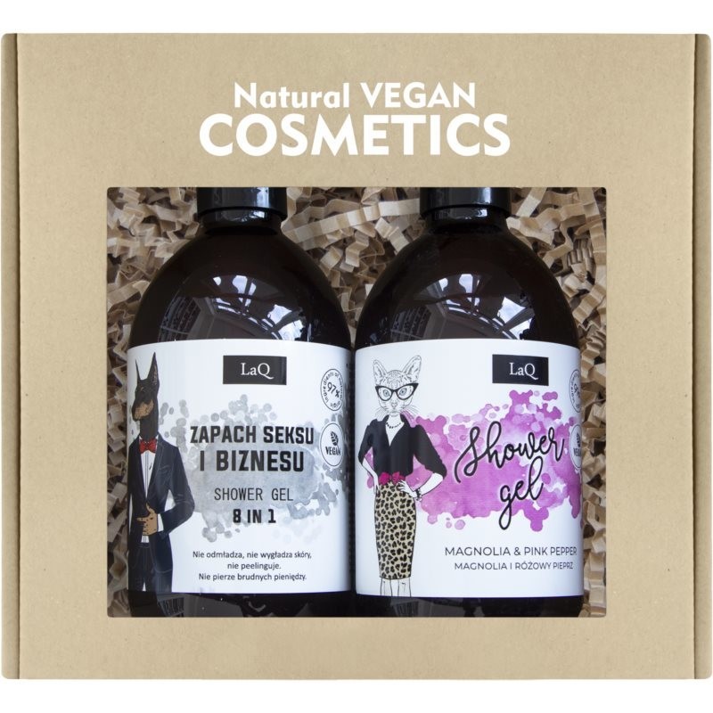 LaQ Doberman & Kitten Magnolia Christmas gift set (for men and women)