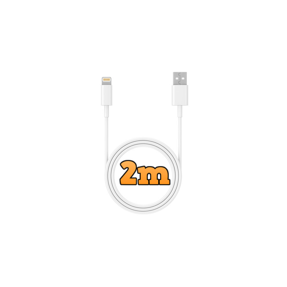 (2 m) 1M 2M Genuine cable Charger for Apple iPhone 13 12 11 X 7 8 iPad USB Data Lead
