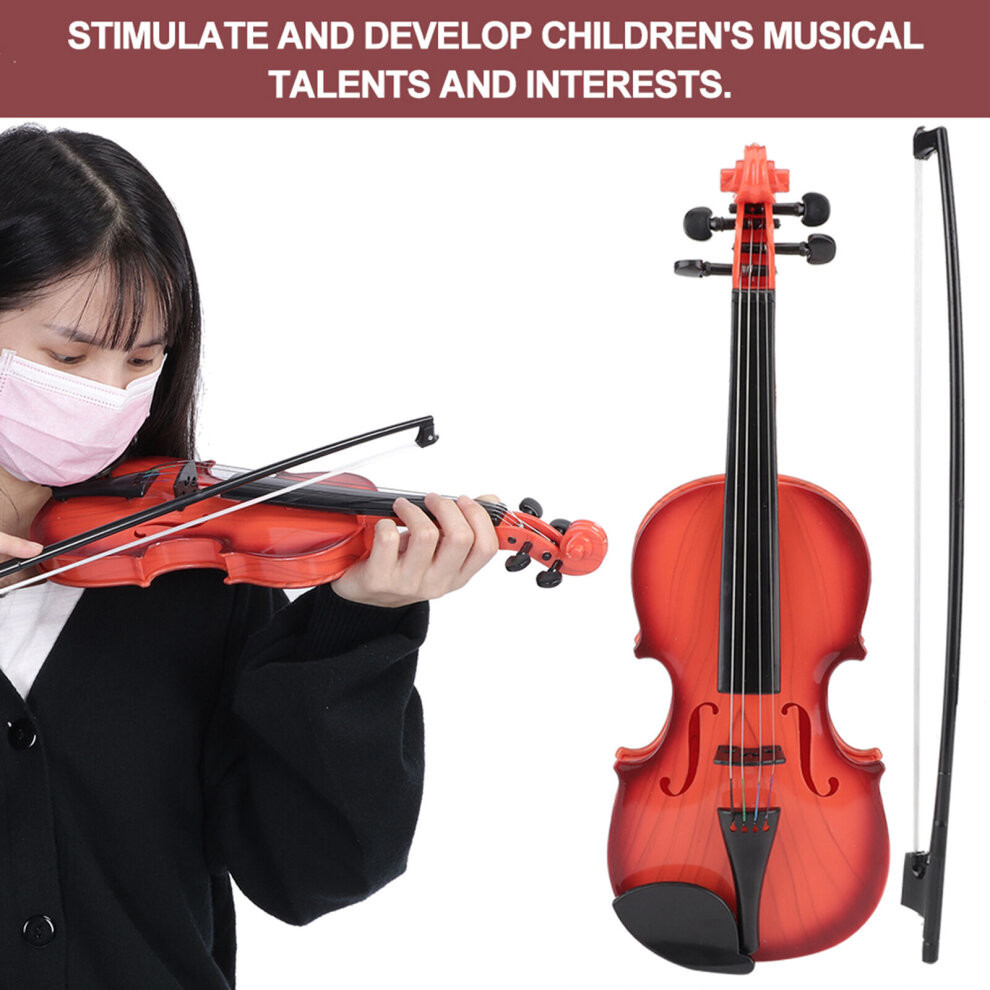 Toy Violin for Beginners Instruments Acoustic Violin Set for Kids Children