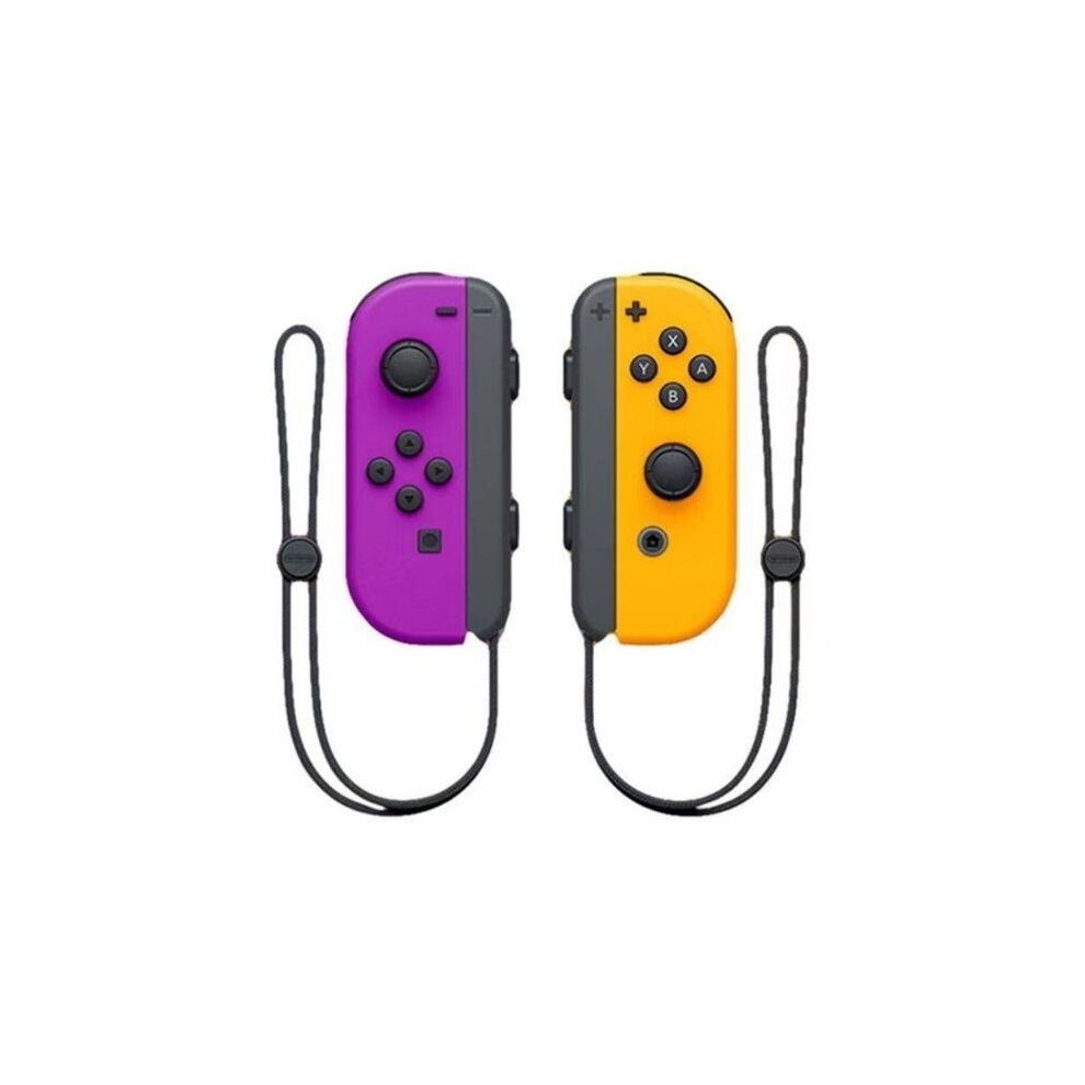(Purple Orange) Bluetooth compatible with Nintendo Switch Oled Console wireless 6-axis