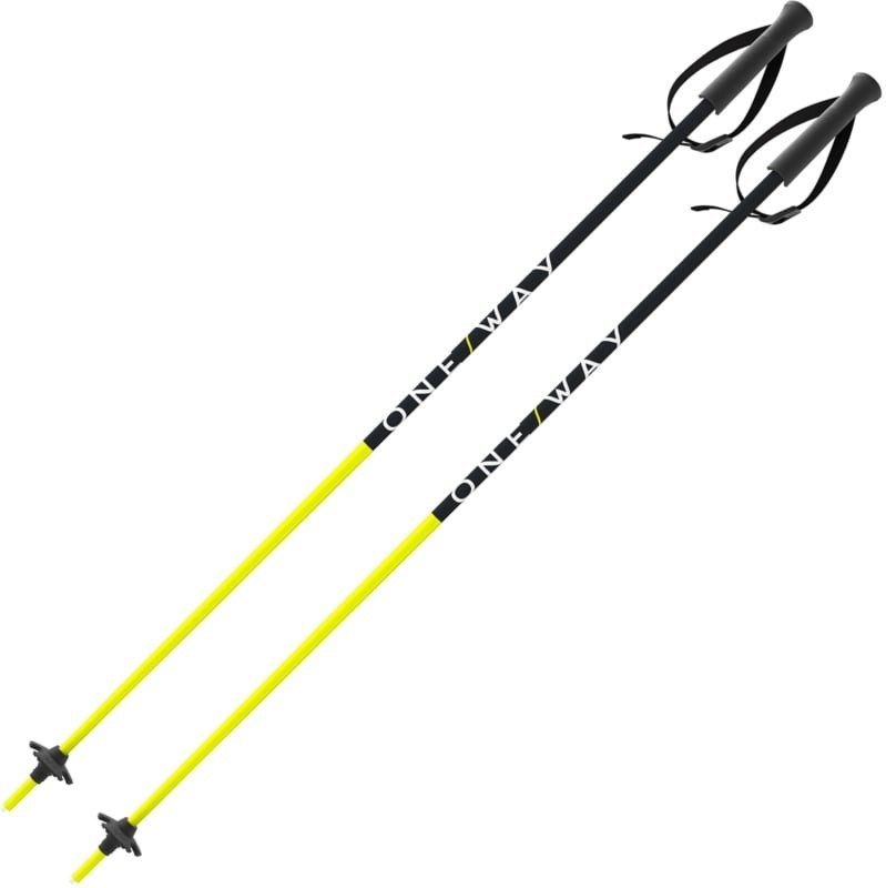 One Way Junior Poles Yellow/Black 105 cm
