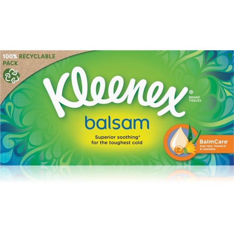 Kleenex Balsam Box paper tissues 64 pc