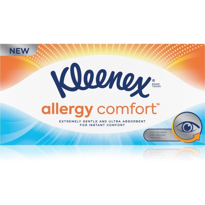 Kleenex Allergy Comfort Box paper tissues 56 pc