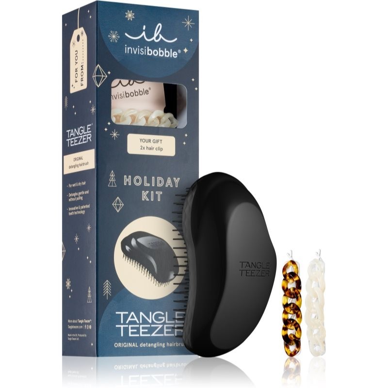 invisibobble x Tangle Teezer Holiday Kit set (for perfect-looking hair) II.