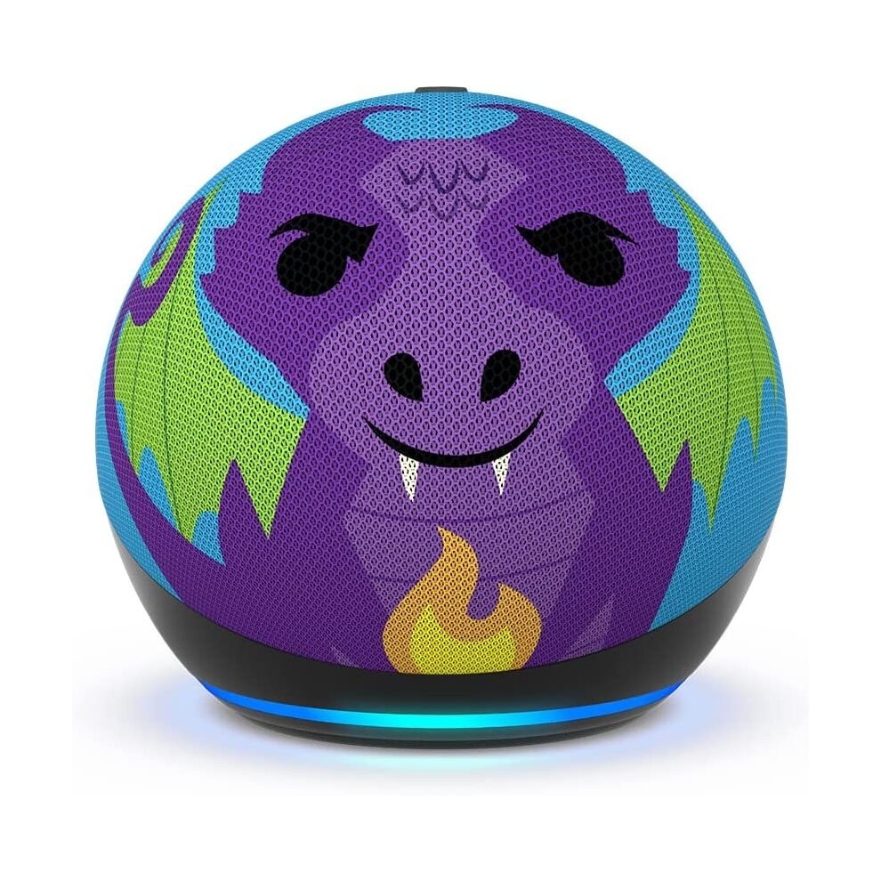 Dragon Echo Dot (5th generation, 2022 release) Kids | Designed for kids