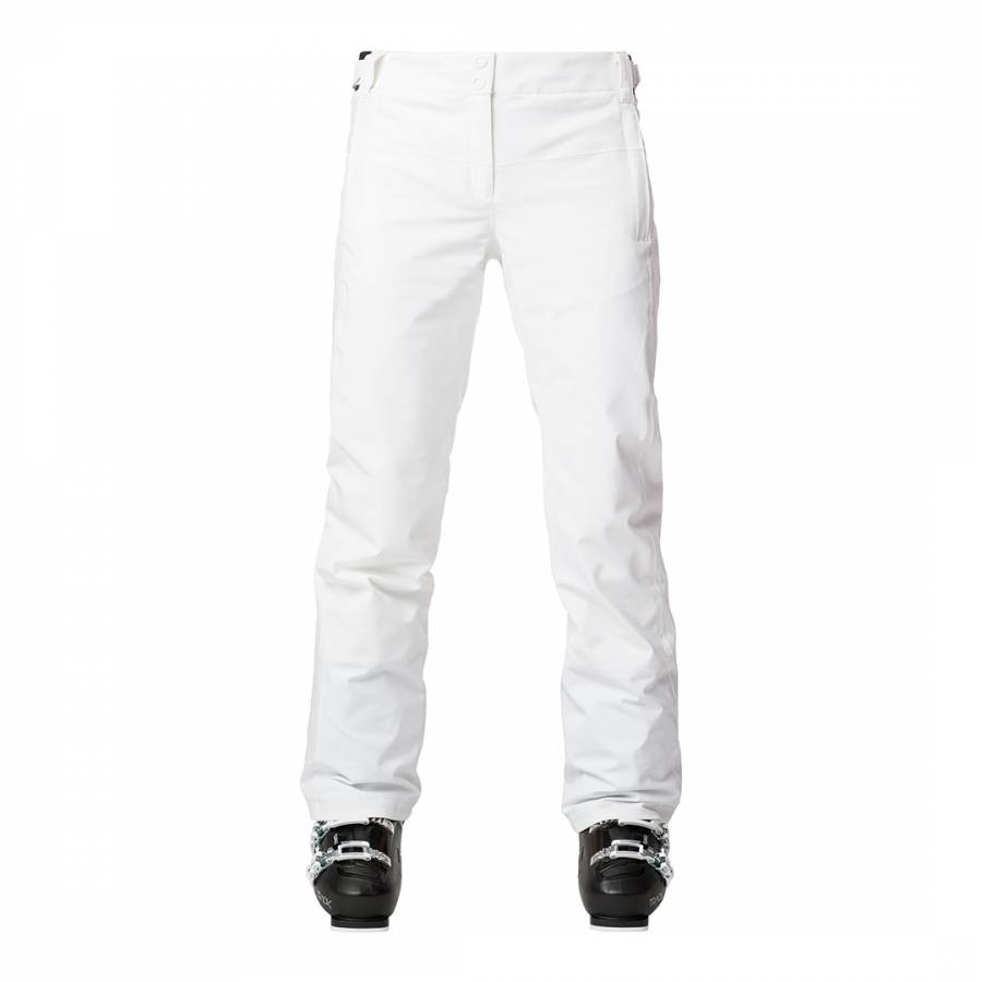 White Elite Ski Trousers