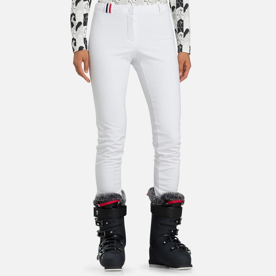 White Fuseau Ski Trousers