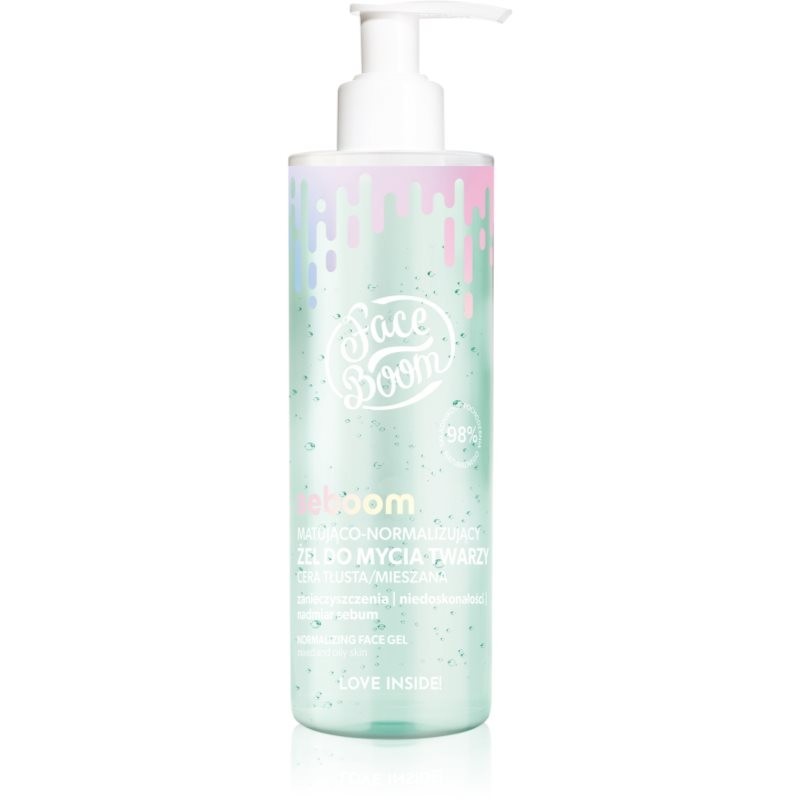 BodyBoom FaceBoom Seboom mattifying cleansing gel for combination to oily skin 200 ml