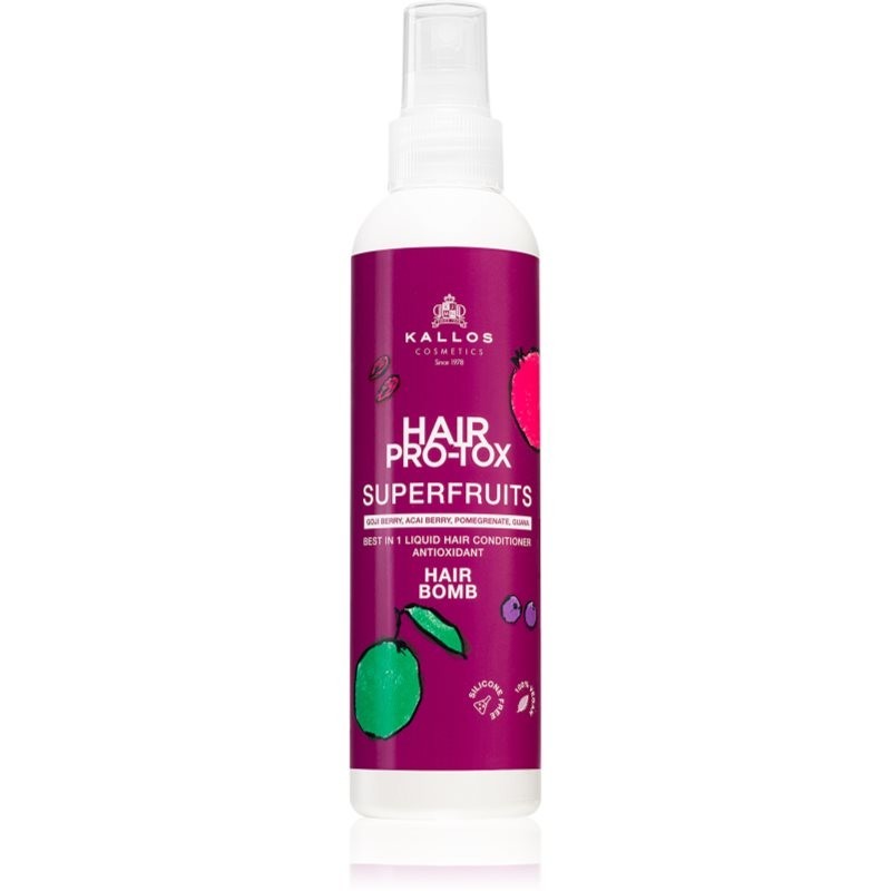 Kallos Hair Pro-Tox Superfruits leave-in spray conditioner with antioxidant effect 200 ml