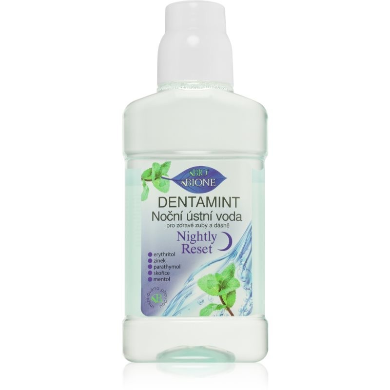 Bione Cosmetics Dentamint Nightly Reset mouthwash night 265 ml
