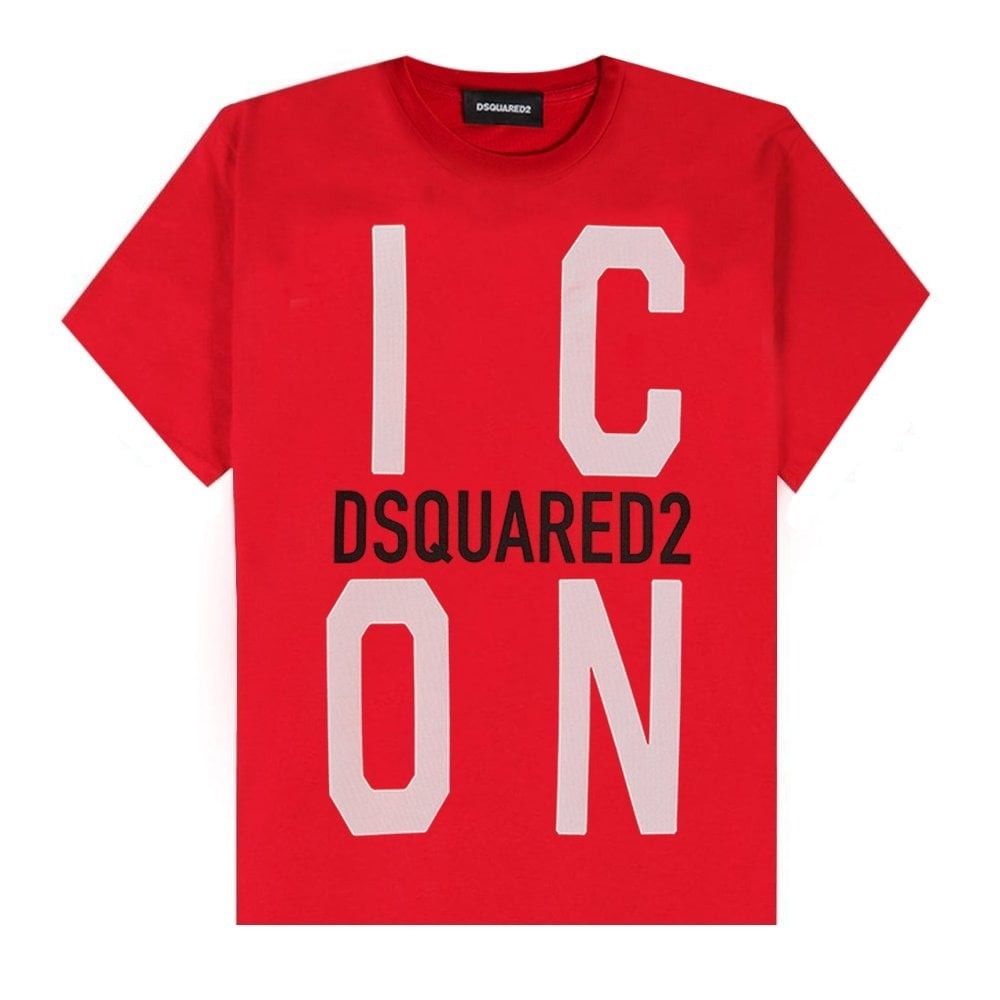 Dsquared2 Boys Icon T-shirt Red 10Y