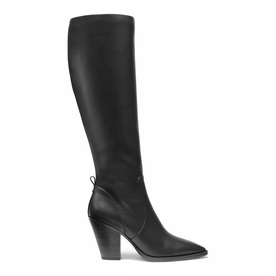 BLACK DOVER HEELED BOOT