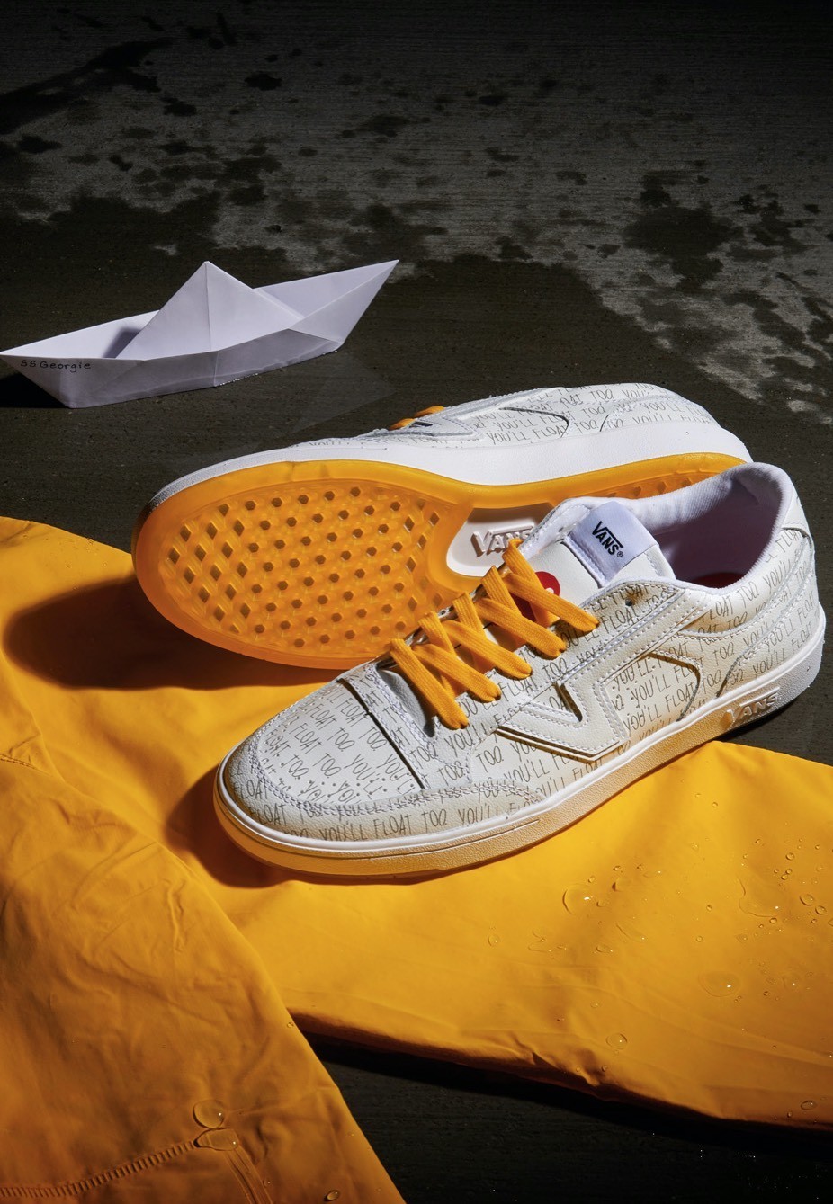 Vans x Horror - Lowland CC Terror True White/Spectra Yellow - Skate Shoes