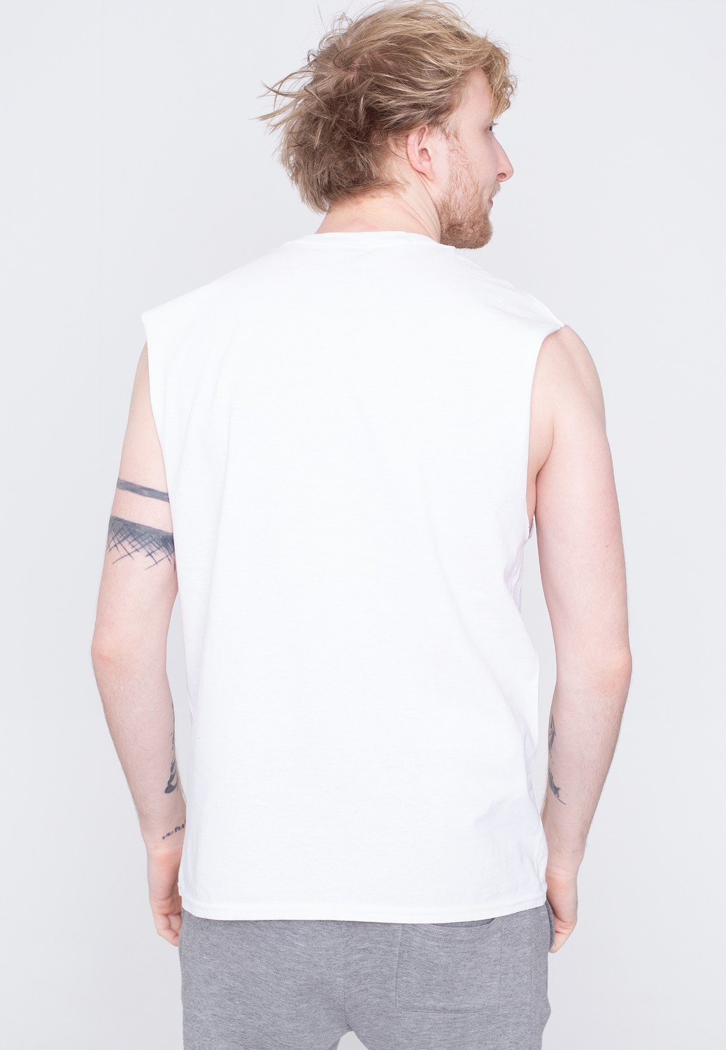 The Amity Affliction - Give Up The Ghost Flash White - Sleeveless