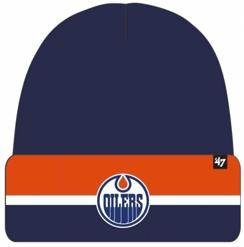 Edmonton Oilers Split Cuff Knit Light Navy Hockey Beanie