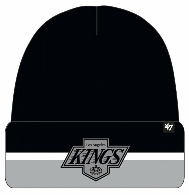 Los Angeles Kings Split Cuff Knit Black Hockey Beanie