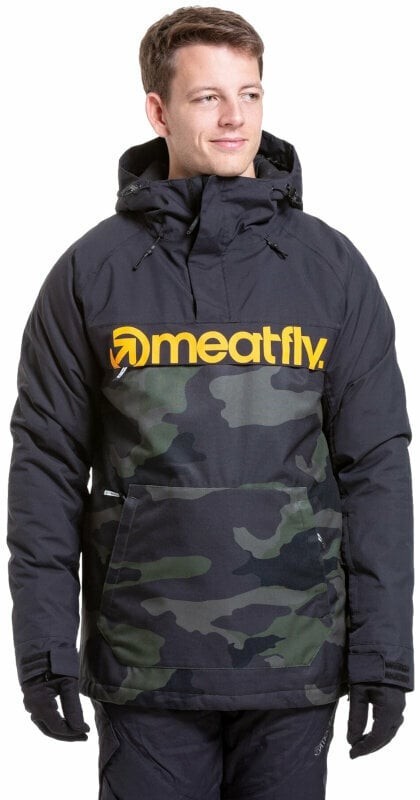 Meatfly Slinger Mens SNB and Ski Jacket Rampage Camo XL Ski Jacket