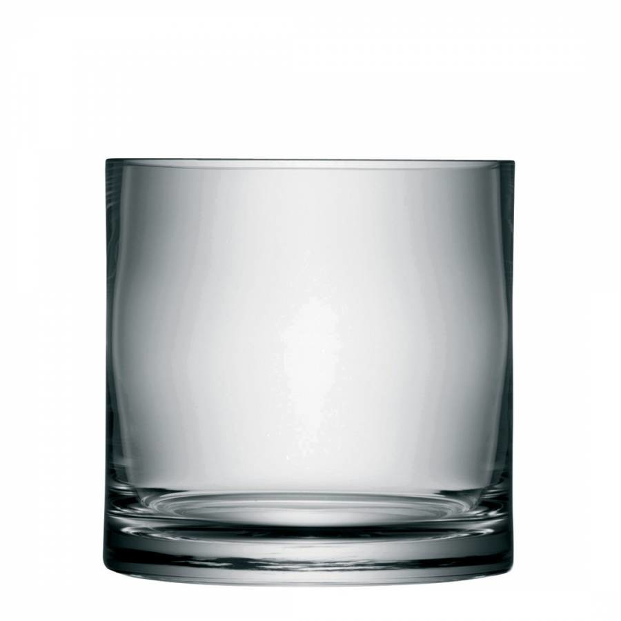 Column Vase/Candleholder H17 x Ã17cm Clear