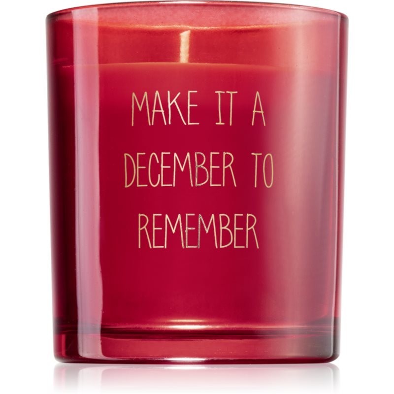 My Flame Winter Wood Make It A December To Remember scented candle 6x4 cm