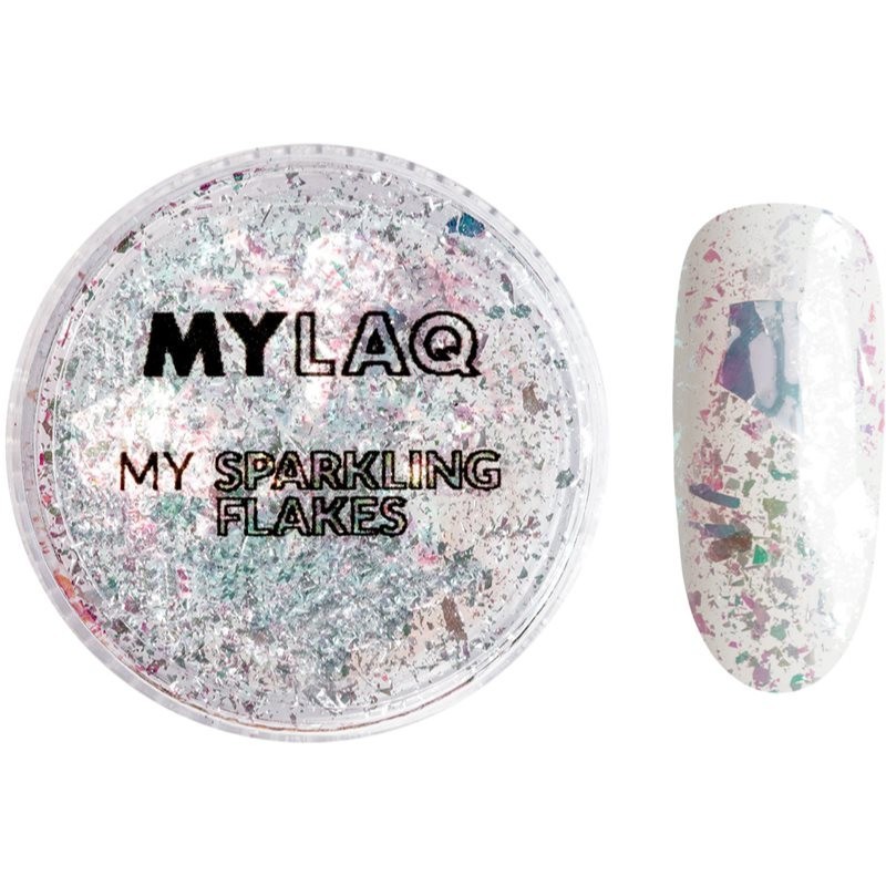 MYLAQ My Flakes Sparkling glitters for nails 0,1 g