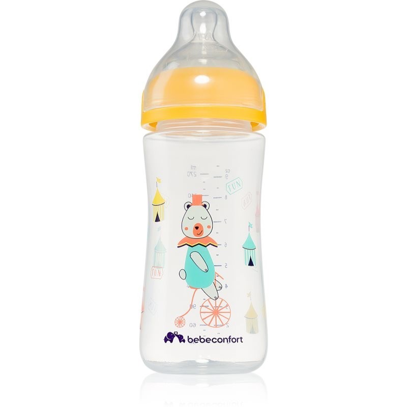 Bebeconfort Emotion Yellow baby bottle Bear 0-12 m 270 ml