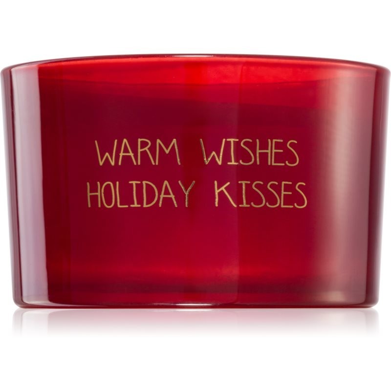 My Flame Winter Wood Warm Wishes Holiday Kisses scented candle 13x9 g