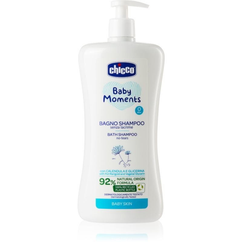 Chicco Baby Moments Bath Shampoo all-over shampoo for children from birth 0 m+ 500 ml
