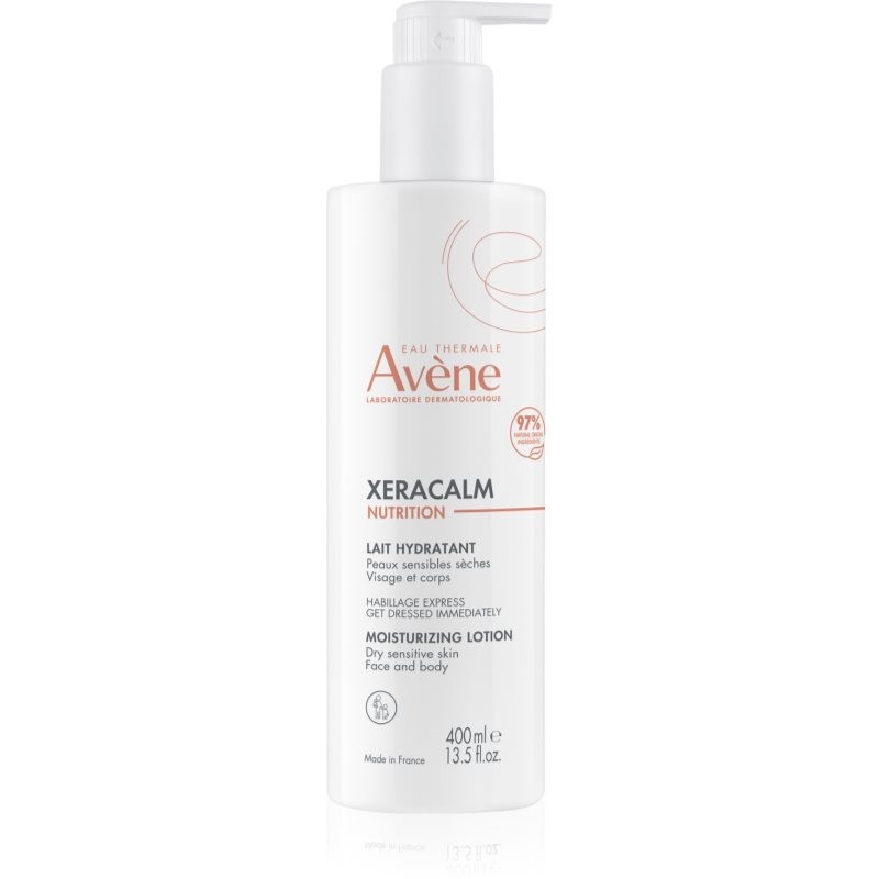 Avène XeraCalm Nutrition moisturising face and body lotion for very dry skin 400 ml