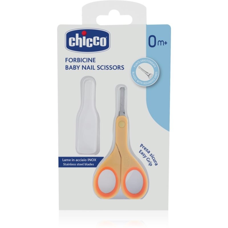 Chicco Baby Nail Scissors round tip baby nail scissors 0 m+ 1 pc