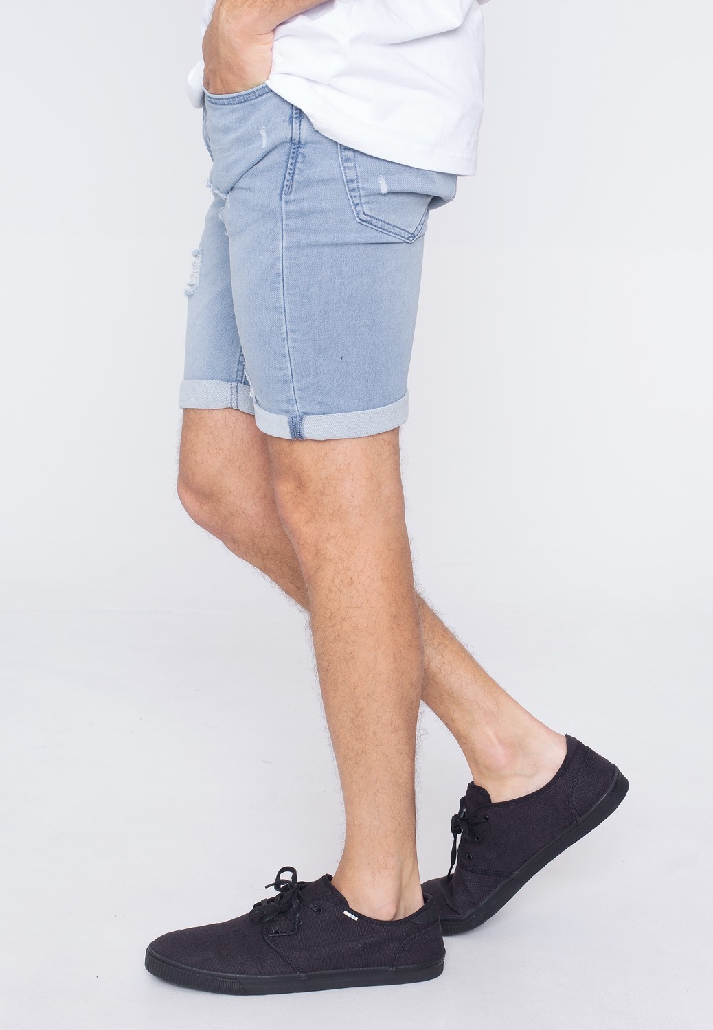 Only & Sons - Ply Damage Jog Blue Denim - Shorts