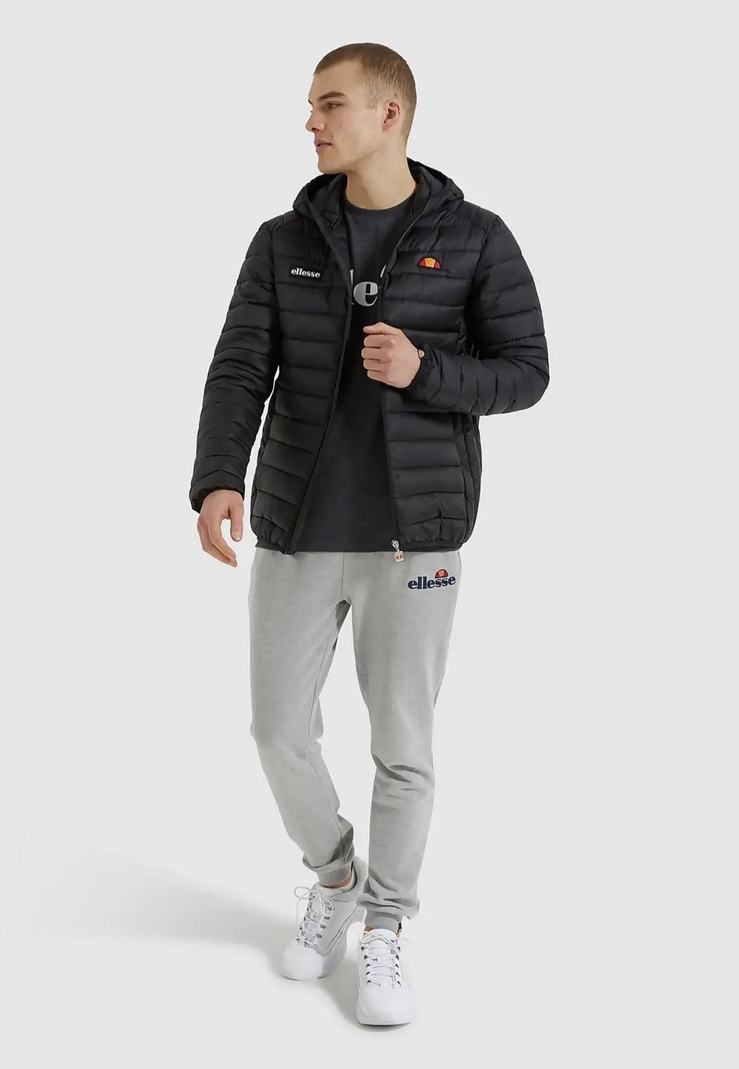 Ellesse - Lombardy Padded Anthracite - Jackets