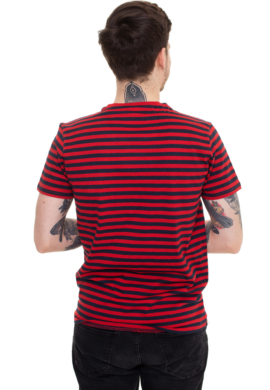 Tom And Jerry - Striped Red - - T-Shirts