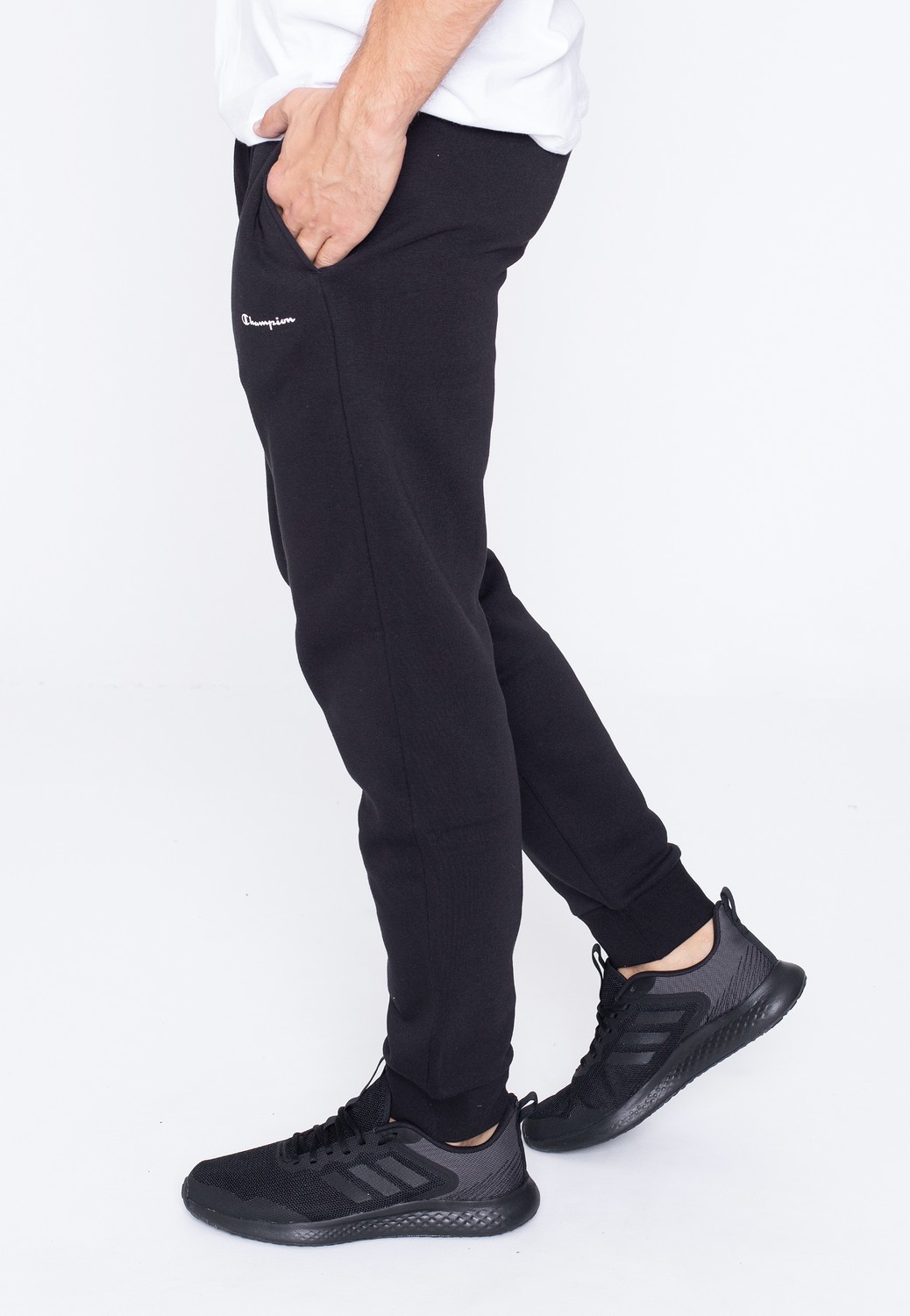 Champion - Elastic Cuff Small Logo NBK - Sweatpants