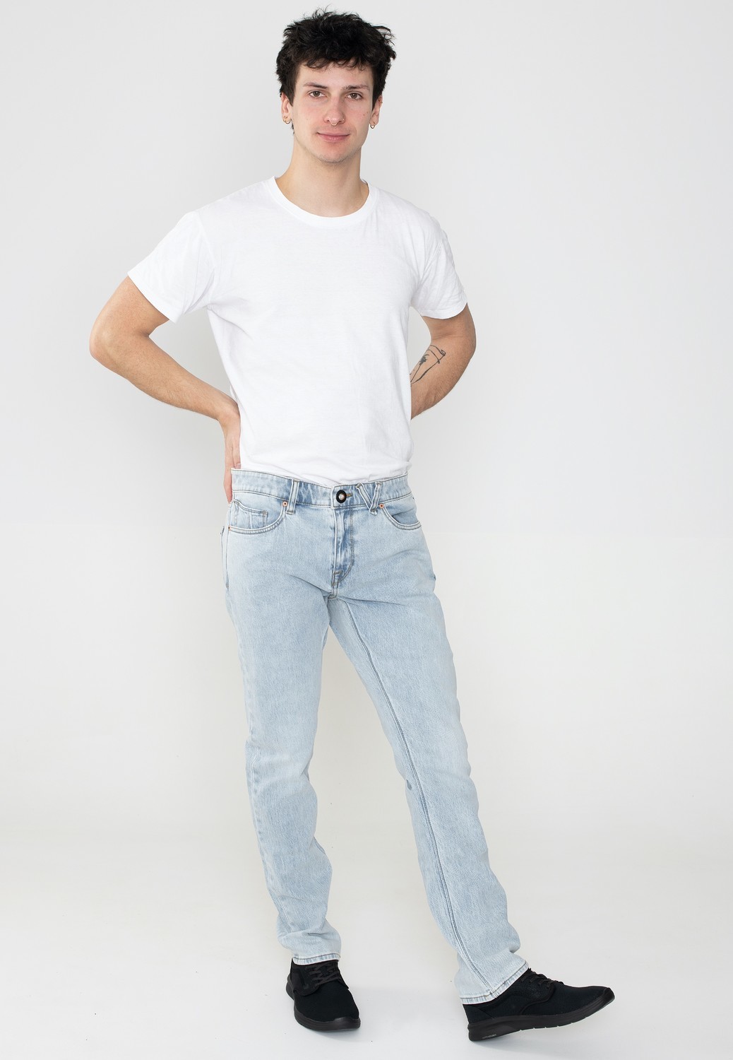 Volcom - Vorta Denim Heavy Worn Faded - Jeans