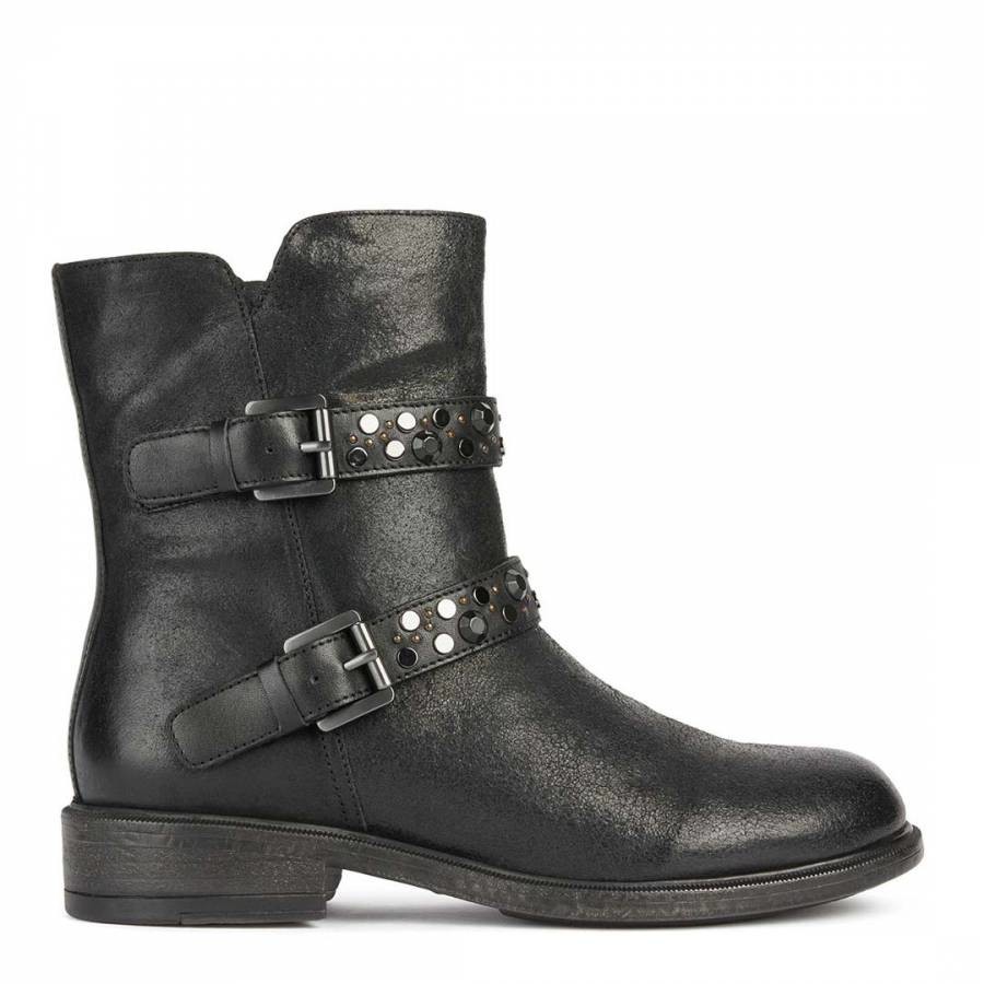 Black Suede Catria Ankle Boot