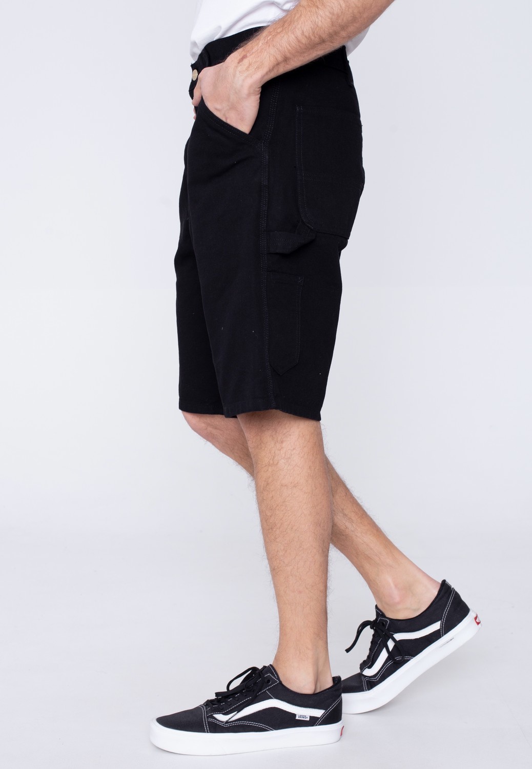 Carhartt WIP - Single Knee Black Rinsed - Shorts