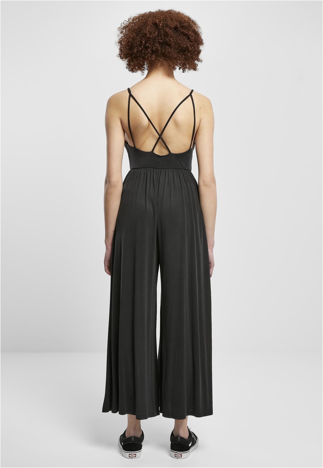 Urban Classics - Ladies Modal Spaghetti Black - Jumpsuits
