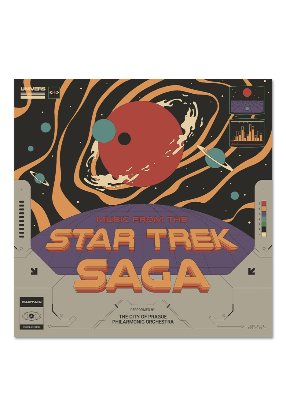 Star Trek - Music From The Star Trek Saga (The City Of Prague Orchestra) Blue - Vinyl