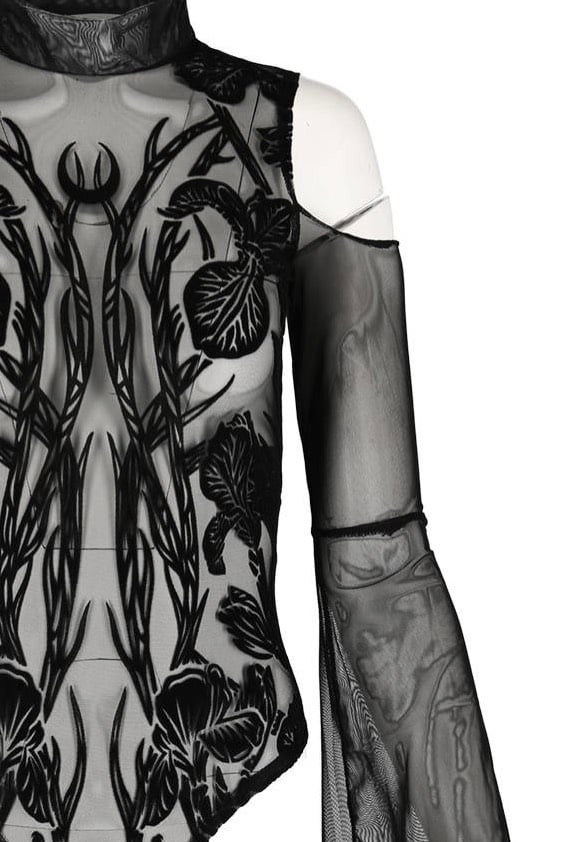 Restyle - Iris Cold Shoulder Black - Body