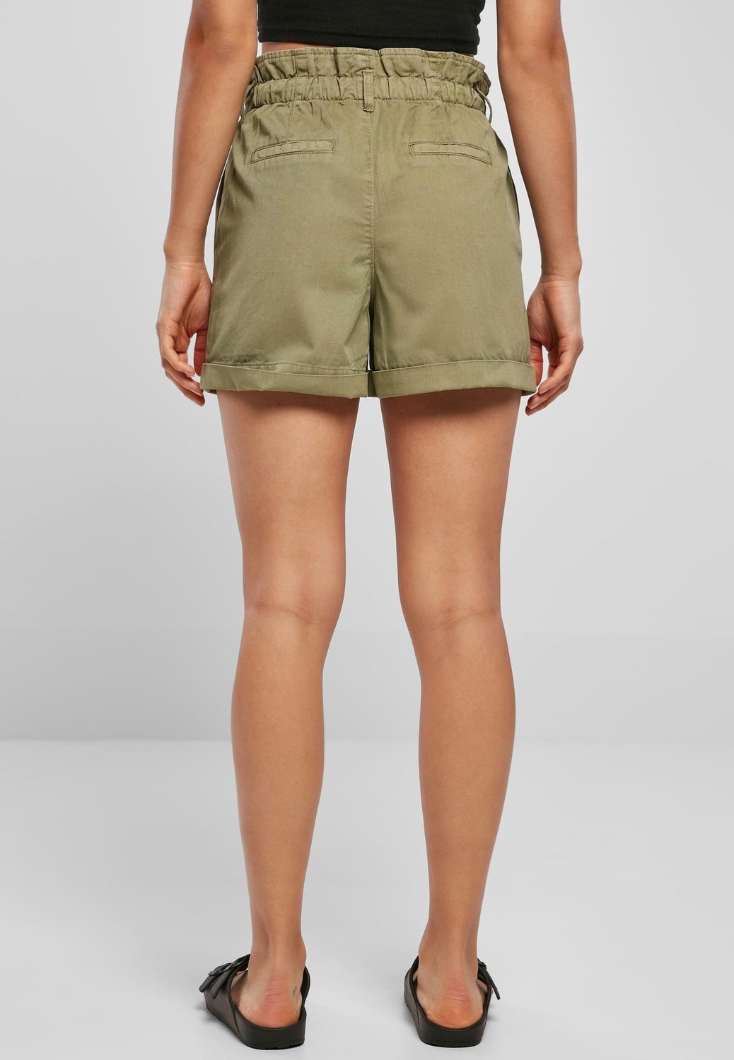 Urban Classics - Ladies Paperbag Khaki - Shorts